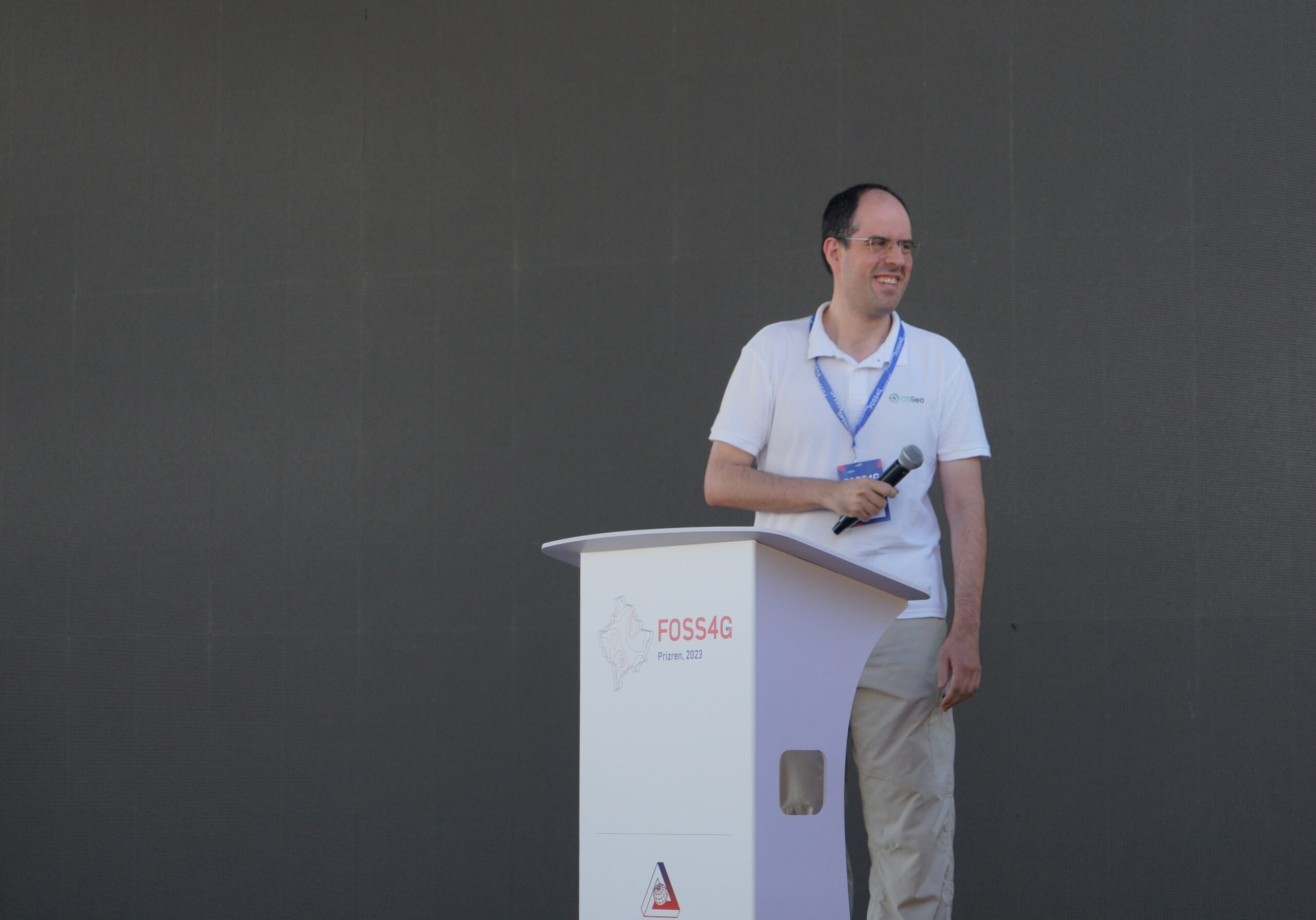 Thank you Angelos, outgoing OSGeo President - OSGeo