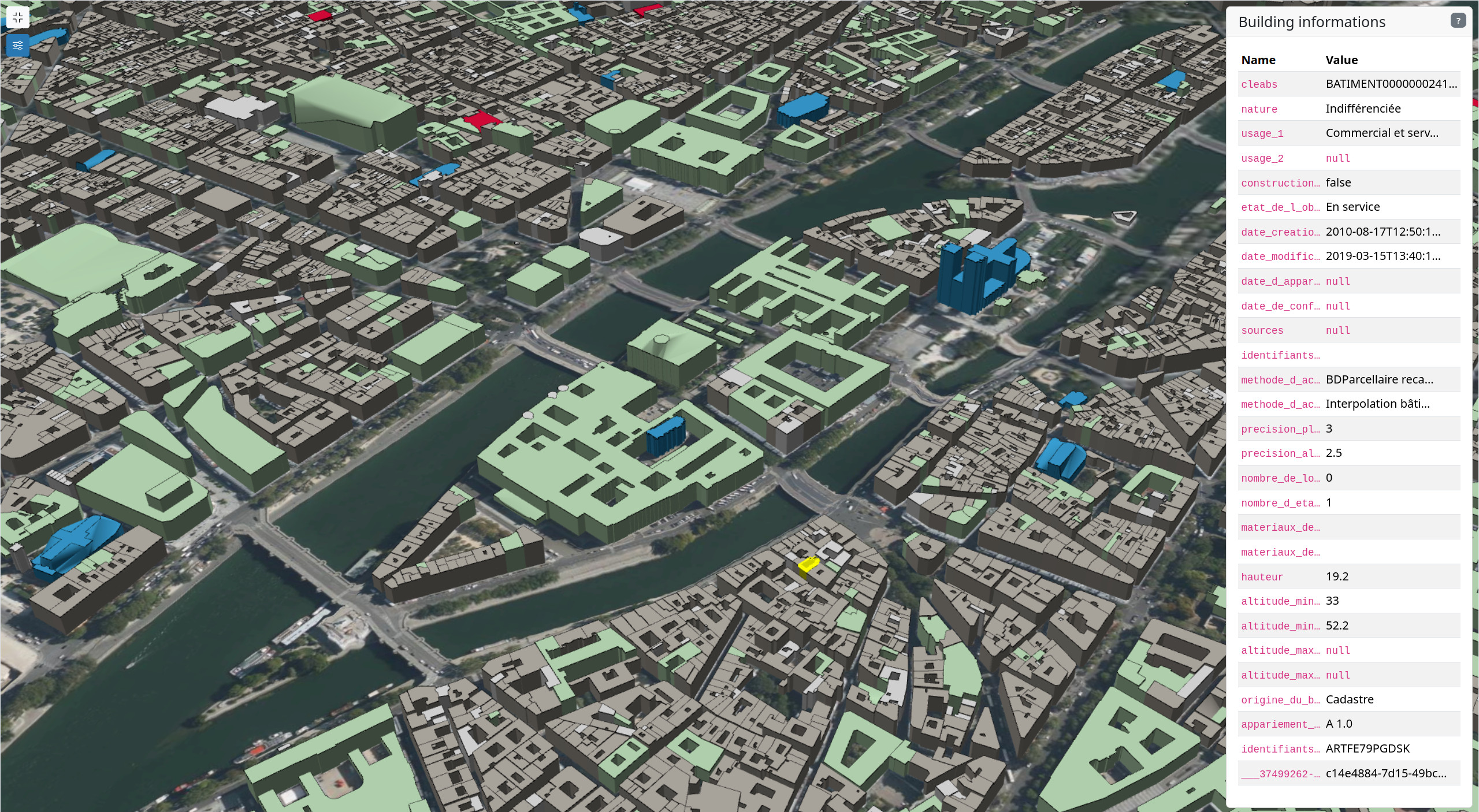 Giro3D - Buildings