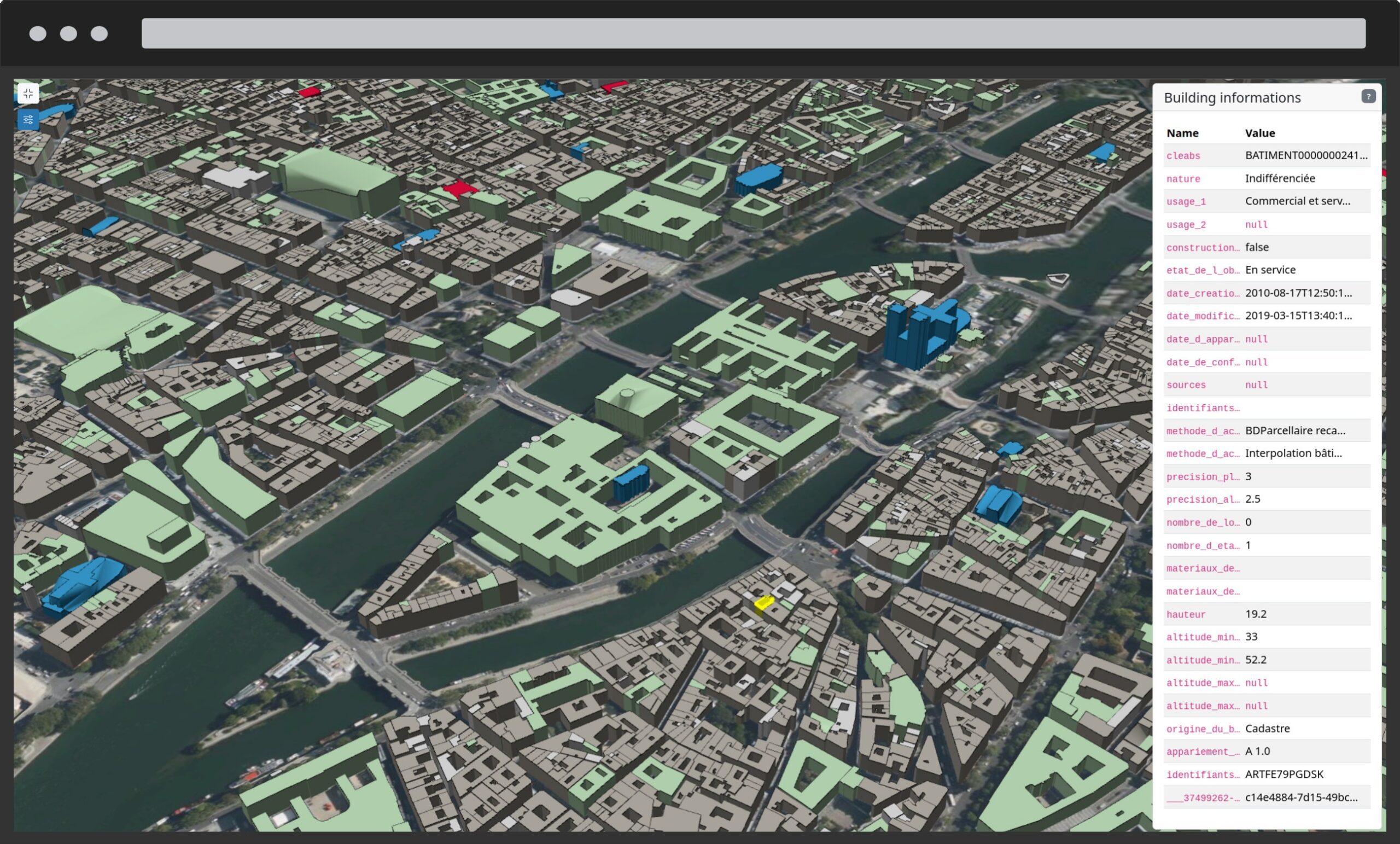 Giro3D - Buildings