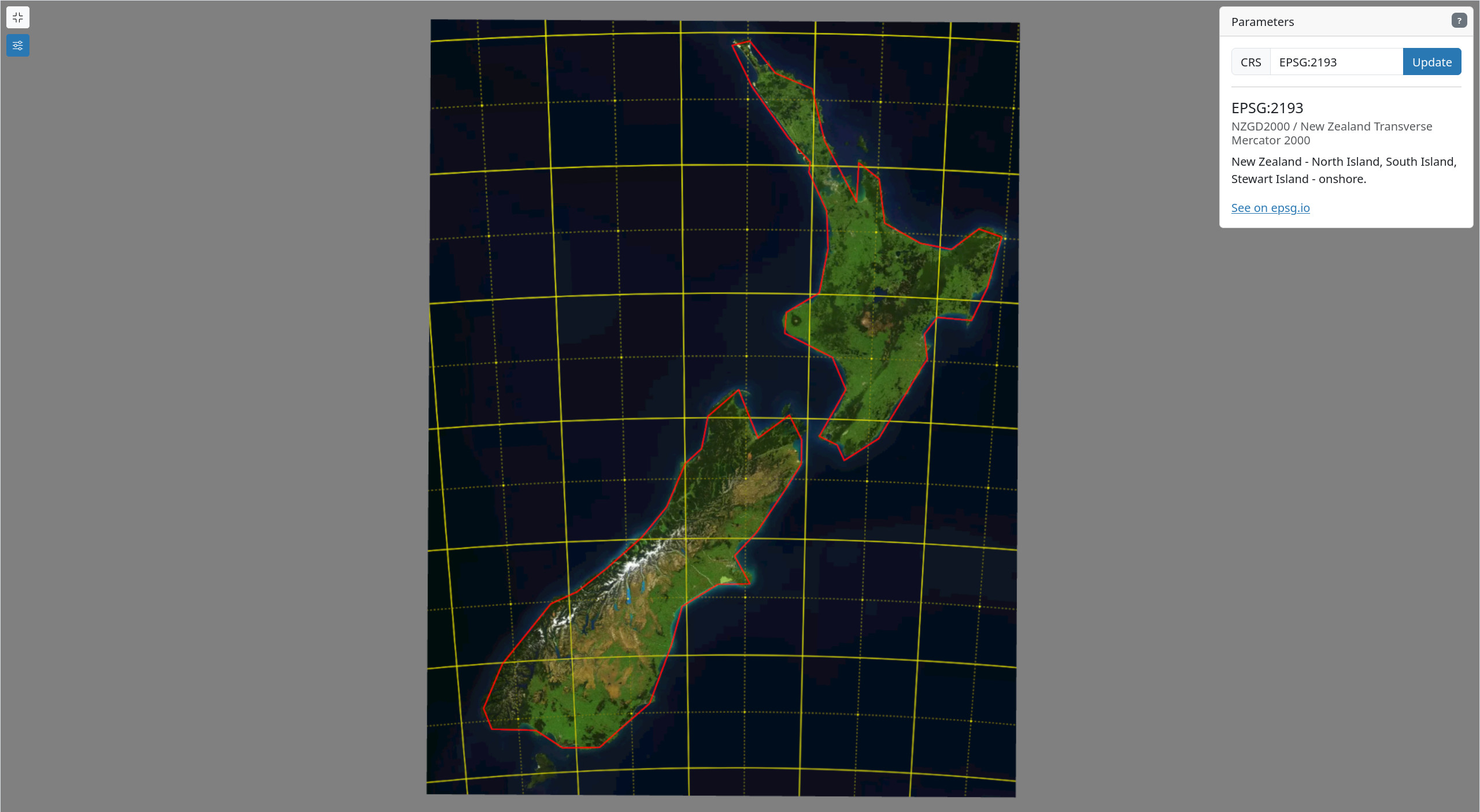 Giro3D reprojection