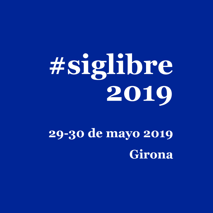 Jornadas SIG Libre 2019