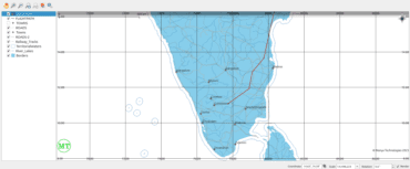 PrithviGIS - Powered by QGIS, Manya Technologies